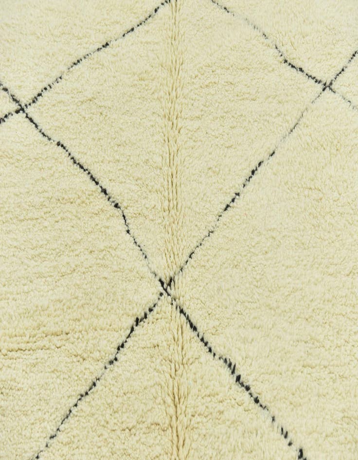 Detail image of  6' 10 x 10' 6  Hand Knotted Moroccan Wool Rug