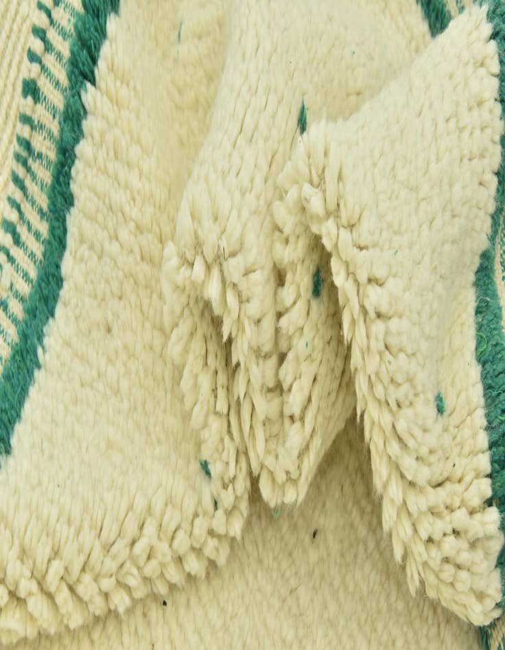 Detail image of  5' 2 x 8'  Hand Knotted Moroccan Wool Rug