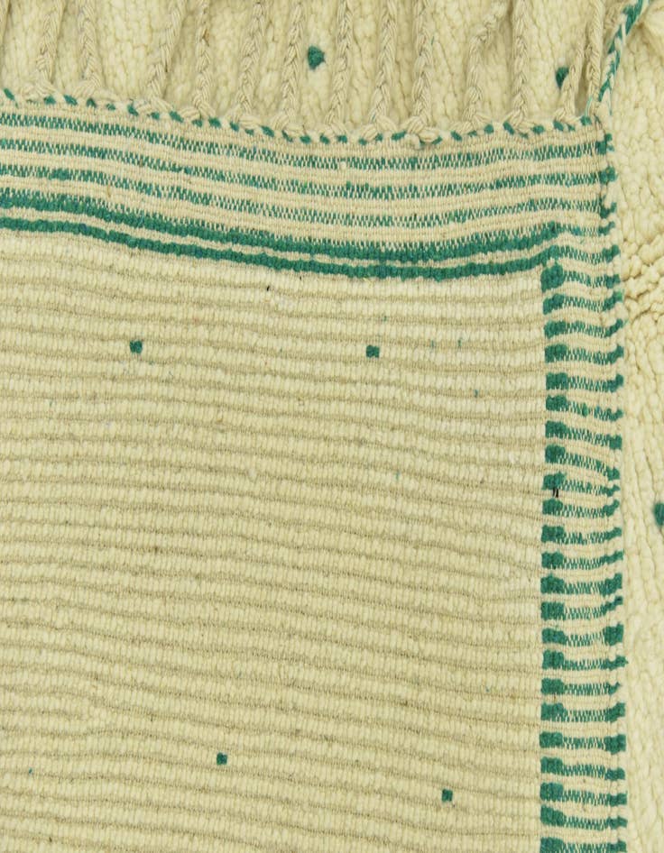 Detail image of  5' 2 x 8'  Hand Knotted Moroccan Wool Rug