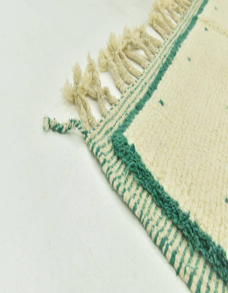 Detail image of  5' 2 x 8'  Hand Knotted Moroccan Wool Rug