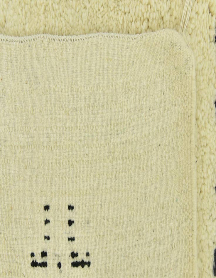 Detail image of  6' 10 x 9' 4  Hand Knotted Moroccan Wool Rug