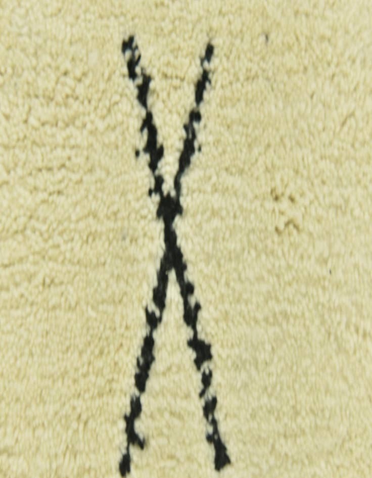 Detail image of  6' 10 x 9' 4  Hand Knotted Moroccan Wool Rug