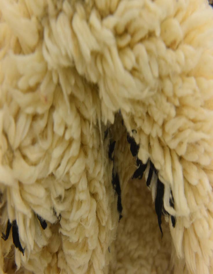 Detail image of  5' x 8' 3  Hand Knotted Moroccan Wool Rug