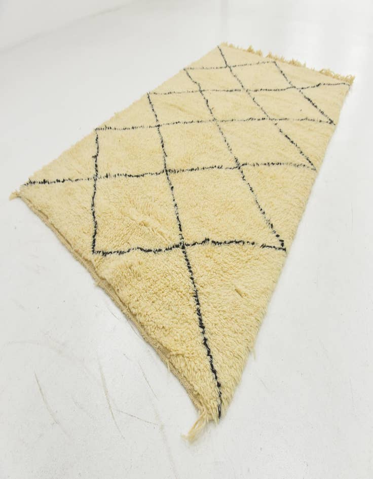 Detail image of  5' x 8' 3  Hand Knotted Moroccan Wool Rug