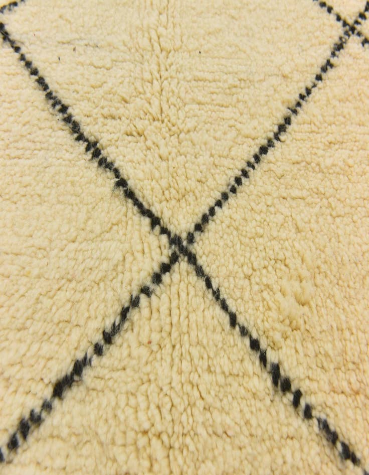 Detail image of  5' 11 x 7' 7  Hand Knotted Moroccan Wool Rug