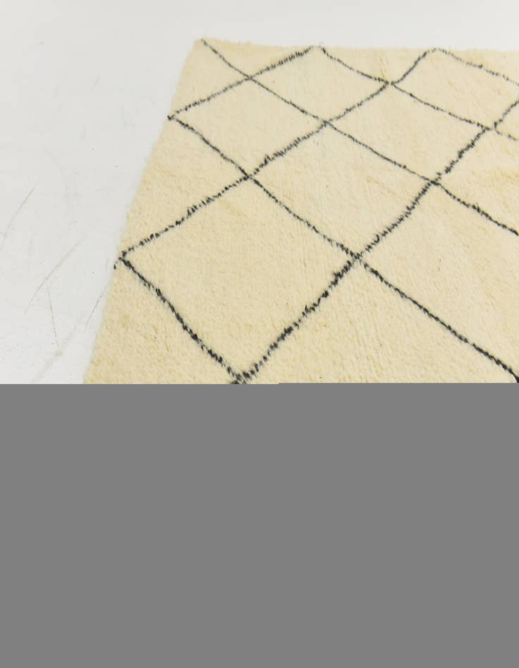 Detail image of  5' 11 x 7' 7  Hand Knotted Moroccan Wool Rug