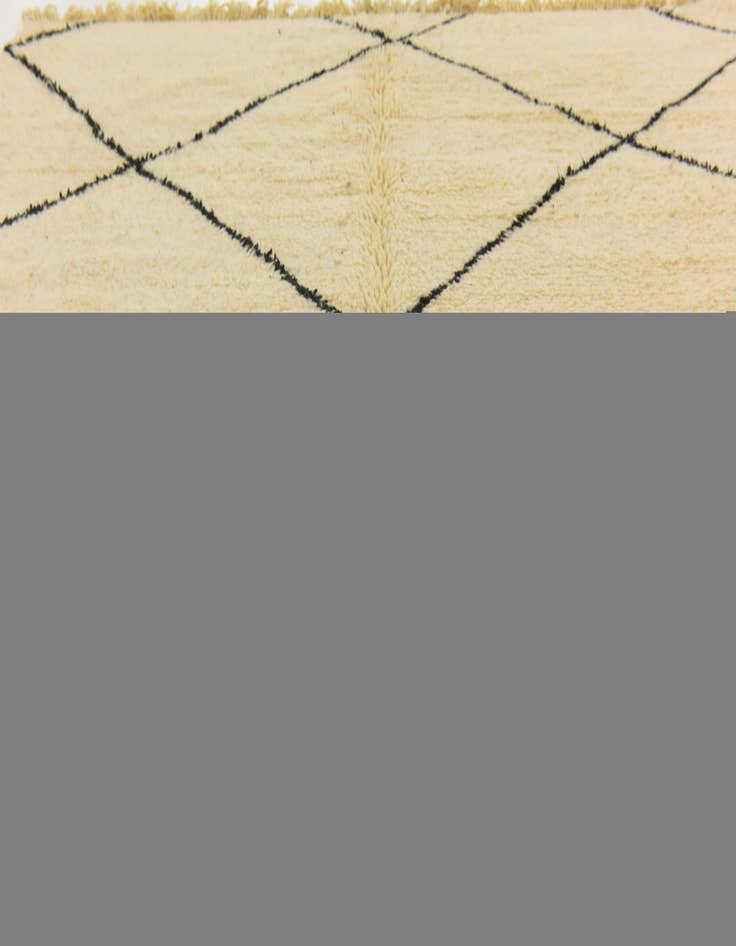 Detail image of  7' 1 x 9' 2  Hand Knotted Moroccan Wool Rug