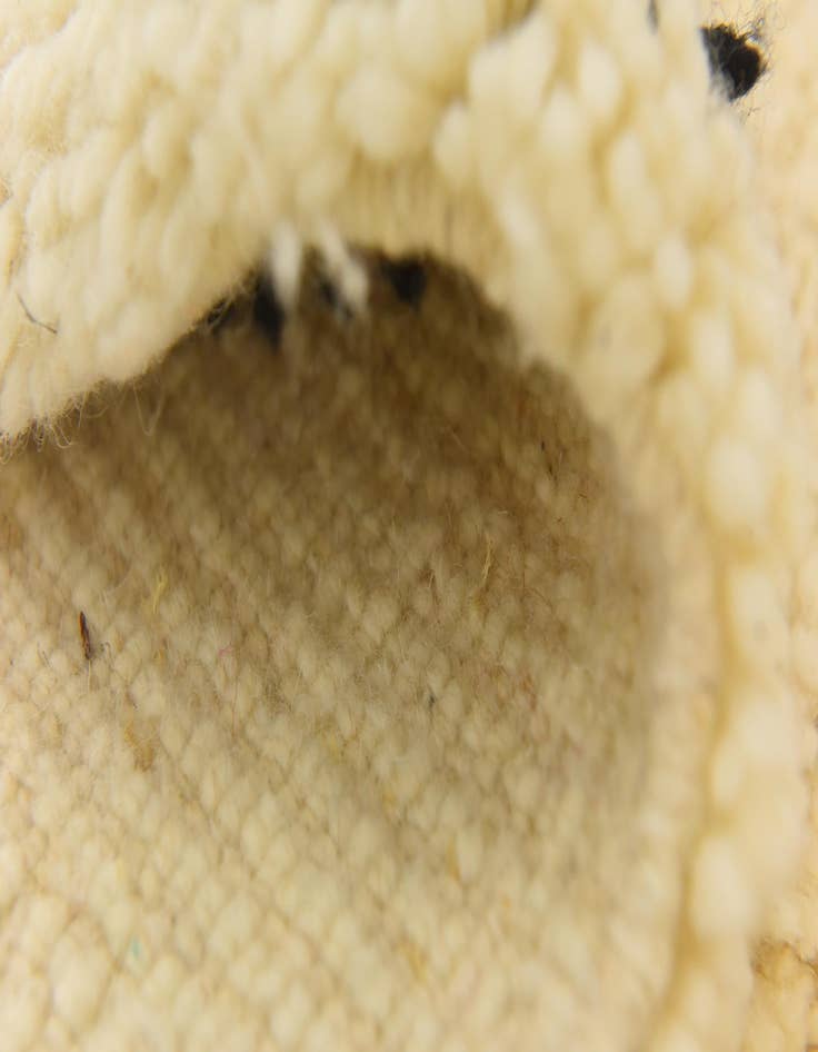 Detail image of  5' 8 x 9' 7  Hand Knotted Moroccan Wool Rug