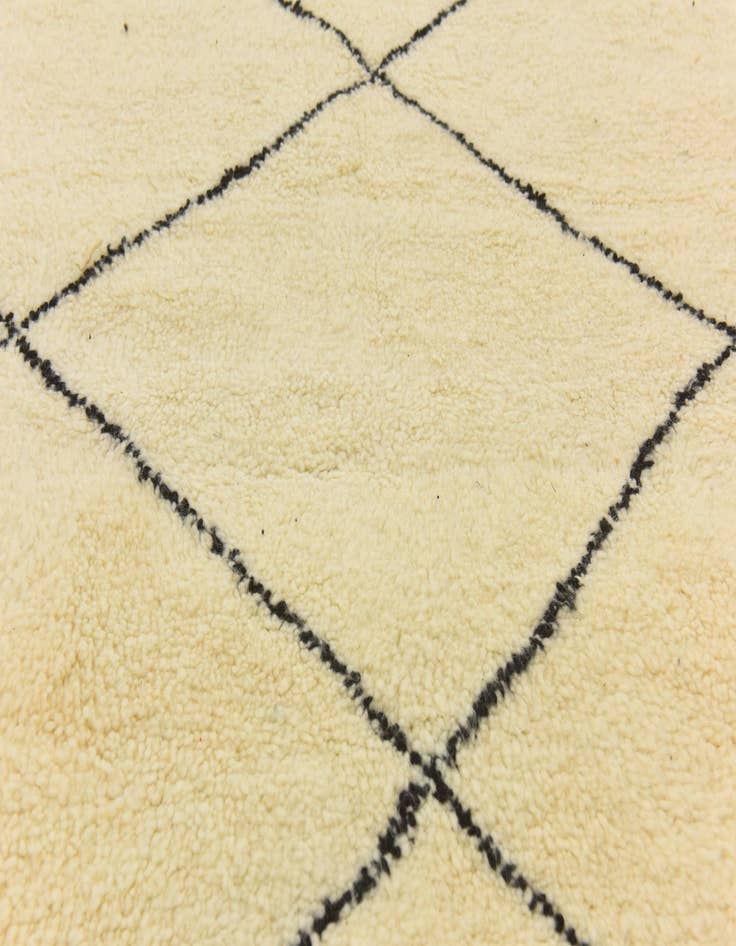 Detail image of  5' 8 x 9' 7  Hand Knotted Moroccan Wool Rug