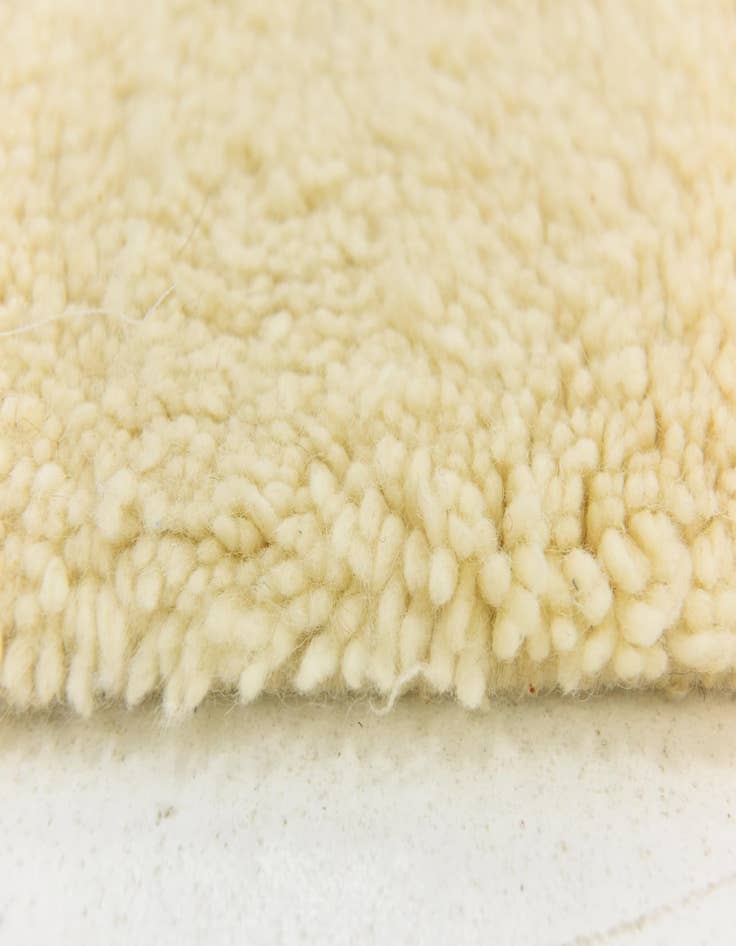 Detail image of  5' 8 x 9' 7  Hand Knotted Moroccan Wool Rug