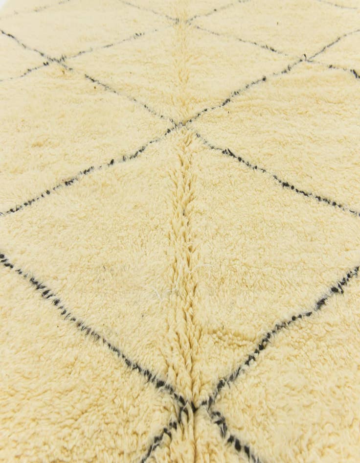 Detail image of  7' 1 x 9' 9  Hand Knotted Moroccan Wool Rug