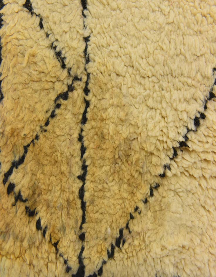 Detail image of  6' 7 x 10' 2  Hand Knotted Moroccan Wool Rug