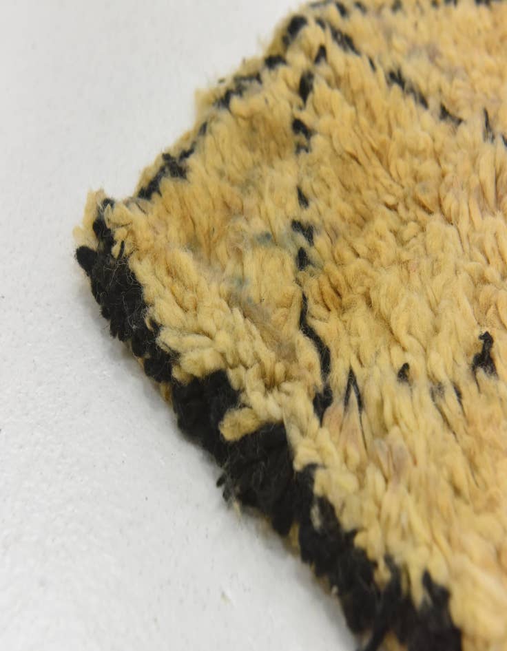 Detail image of  6' 7 x 10' 2  Hand Knotted Moroccan Wool Rug