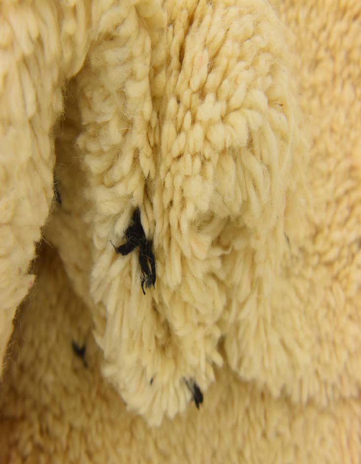 Detail image of  6' 5 x 10'  Hand Knotted Moroccan Wool Rug