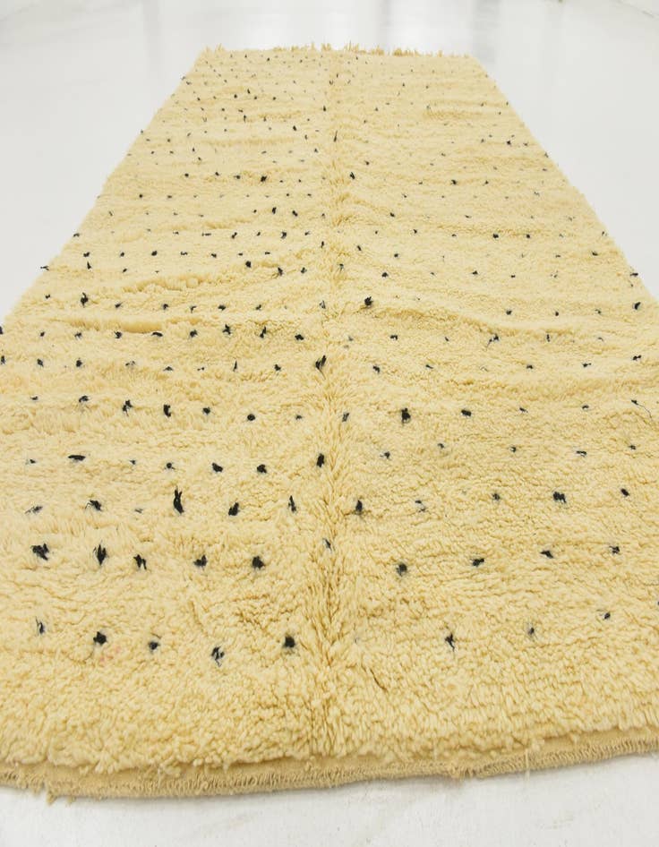 Detail image of  6' 5 x 10'  Hand Knotted Moroccan Wool Rug