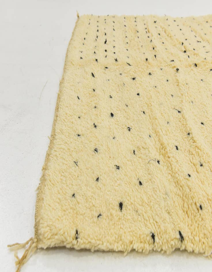 Detail image of  6' 5 x 10'  Hand Knotted Moroccan Wool Rug