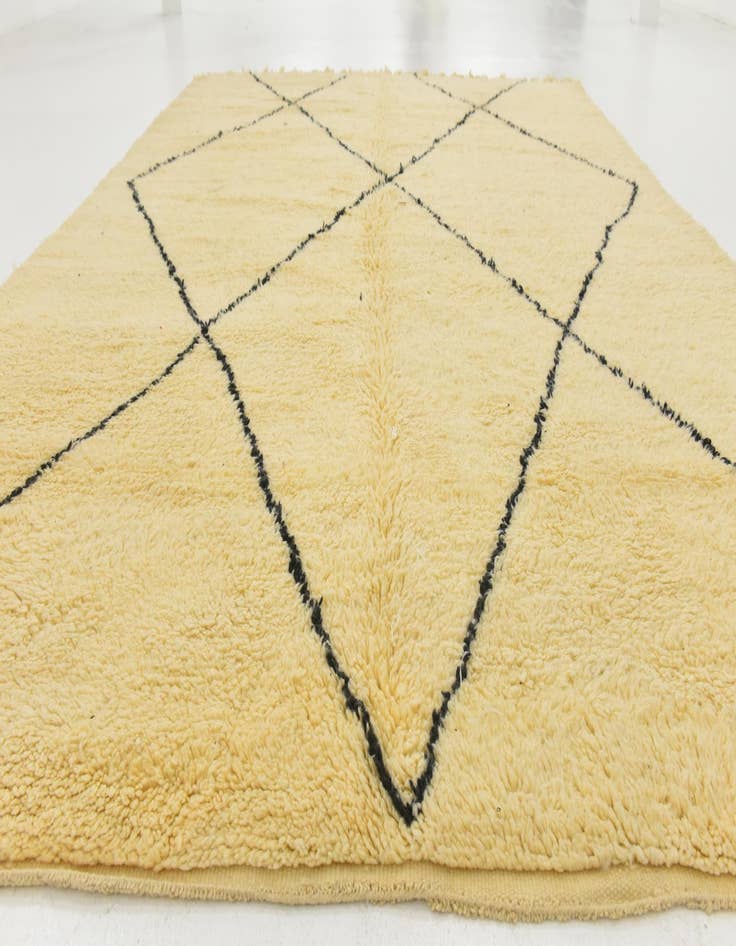 Detail image of  8' 3 x 11' 6  Hand Knotted Moroccan Wool Rug