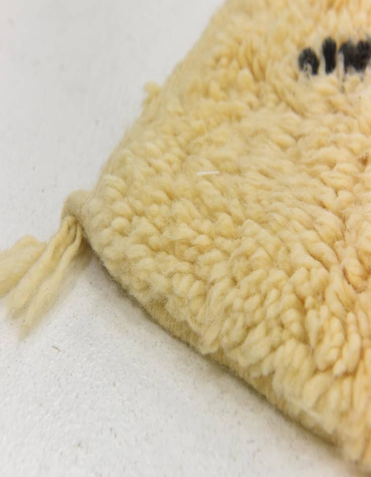 Detail image of  8' 3 x 11' 6  Hand Knotted Moroccan Wool Rug