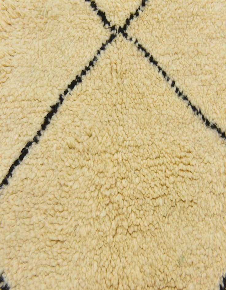 Detail image of  5' 2 x 8' 6  Hand Knotted Moroccan Wool Rug