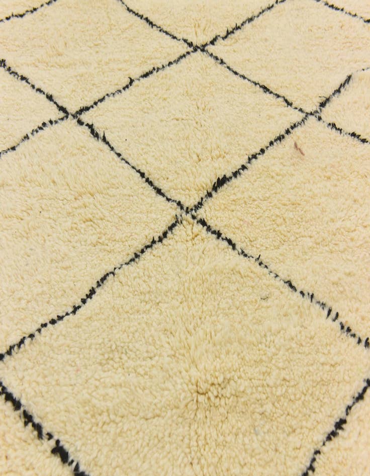 Detail image of  5' 2 x 8' 6  Hand Knotted Moroccan Wool Rug