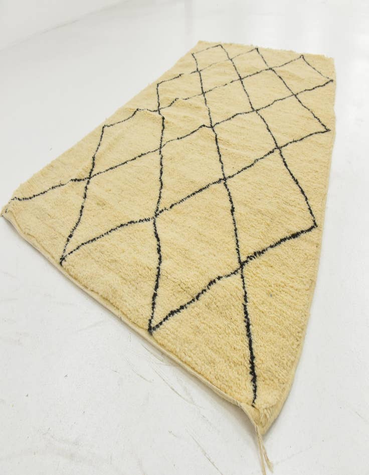 Detail image of  5' x 8' 5  Hand Knotted Moroccan Wool Rug