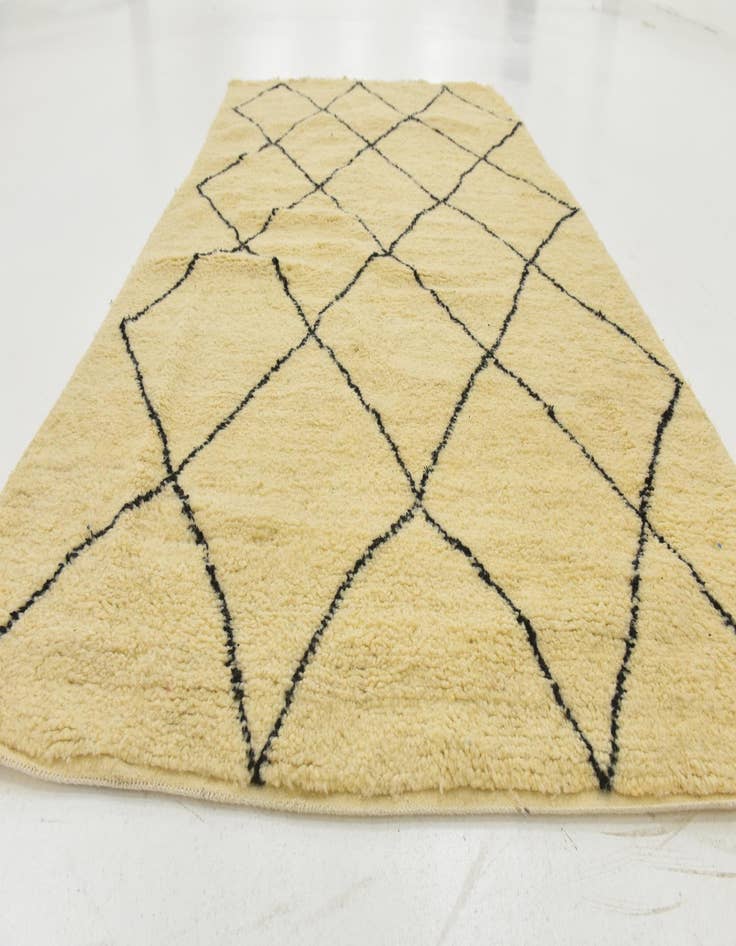 Detail image of  5' x 8' 5  Hand Knotted Moroccan Wool Rug