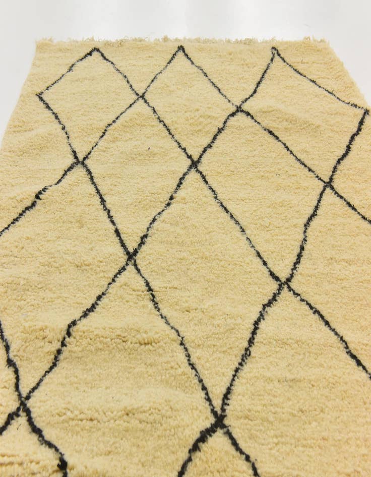 Detail image of  5' x 8' 5  Hand Knotted Moroccan Wool Rug