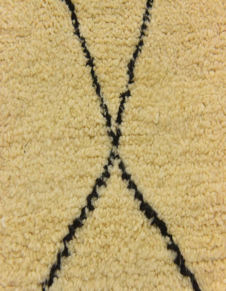 Detail image of  5' x 8' 5  Hand Knotted Moroccan Wool Rug