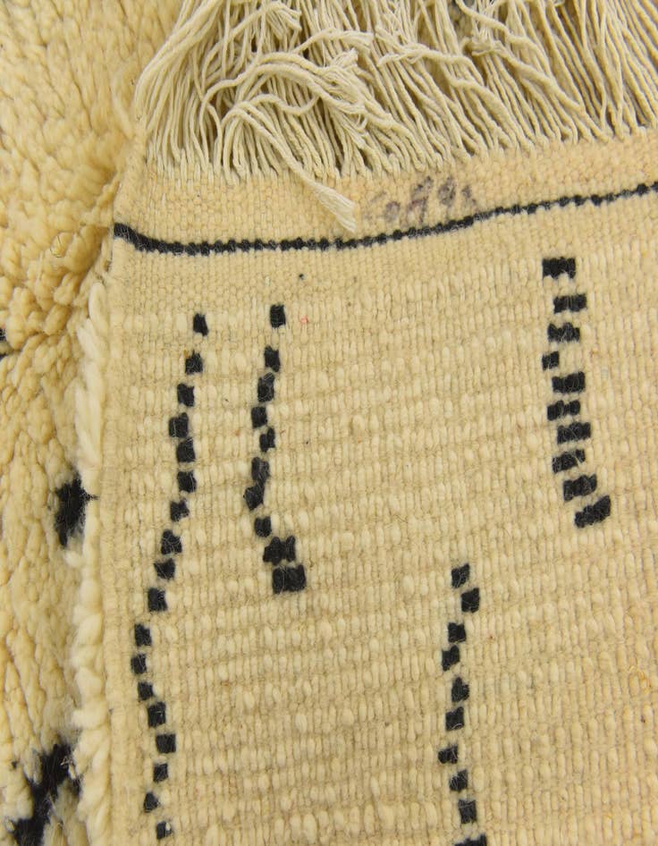 Detail image of  6' 3 x 9' 8  Hand Knotted Moroccan Wool Rug