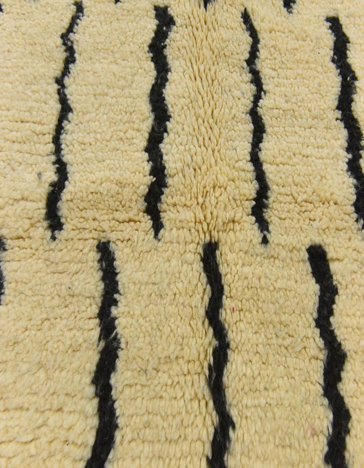 Detail image of  6' 3 x 9' 8  Hand Knotted Moroccan Wool Rug