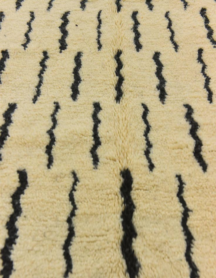 Detail image of  6' 3 x 9' 8  Hand Knotted Moroccan Wool Rug