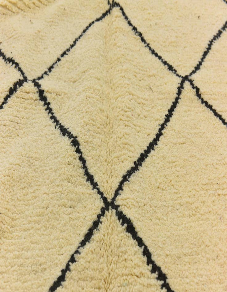 Detail image of  6' 5 x 9' 5  Hand Knotted Moroccan Wool Rug