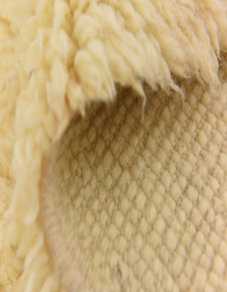 Detail image of  6' 7 x 9' 7  Hand Knotted Moroccan Wool Rug