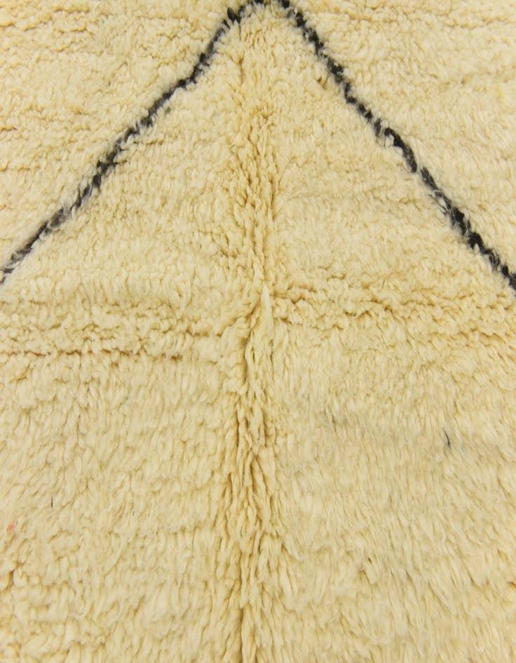 Detail image of  6' 7 x 9' 7  Hand Knotted Moroccan Wool Rug