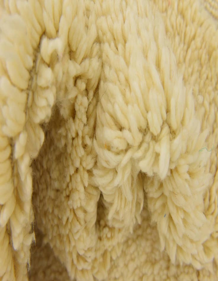 Detail image of  7' 2 x 9'  Hand Knotted Moroccan Wool Rug