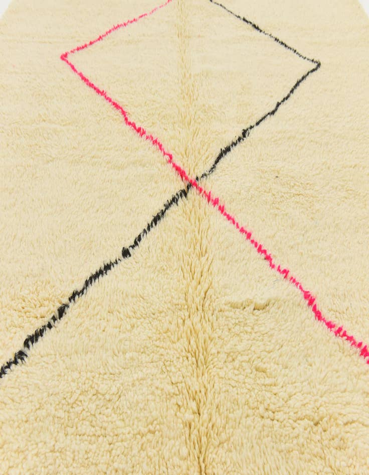 Detail image of  7' 2 x 9'  Hand Knotted Moroccan Wool Rug