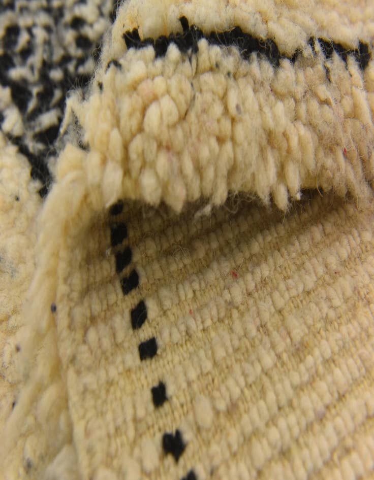 Detail image of  7' 5 x 9' 9  Hand Knotted Moroccan Wool Rug