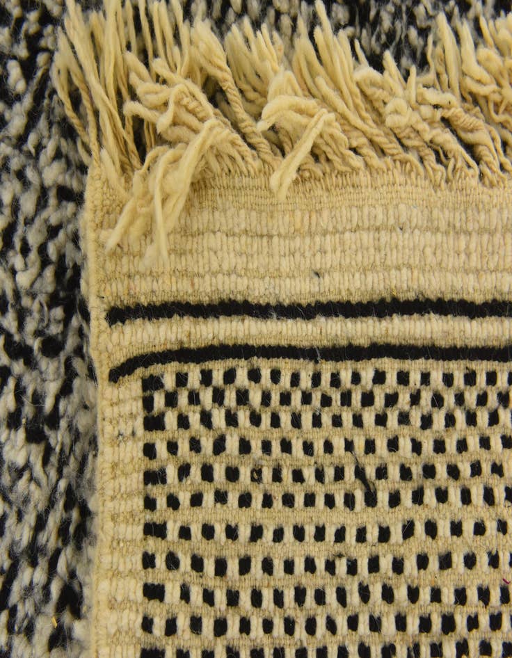 Detail image of  7' 5 x 9' 9  Hand Knotted Moroccan Wool Rug