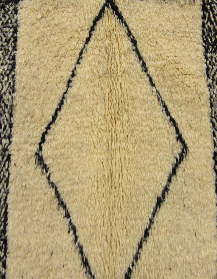 Detail image of  7' 5 x 9' 9  Hand Knotted Moroccan Wool Rug