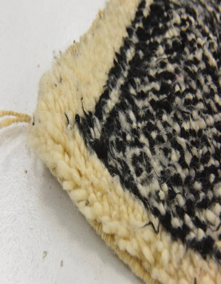 Detail image of  7' 5 x 9' 9  Hand Knotted Moroccan Wool Rug