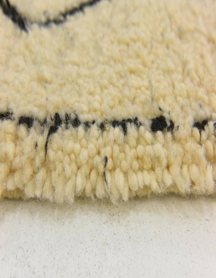 Detail image of  7' 5 x 9' 9  Hand Knotted Moroccan Wool Rug