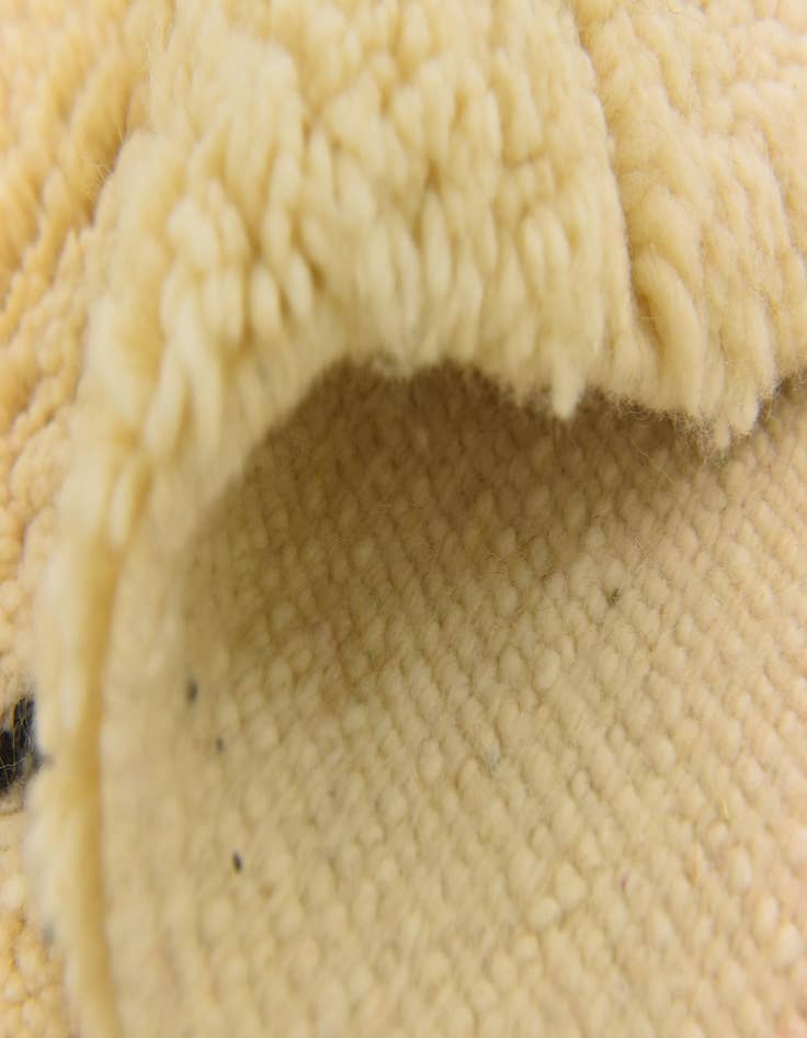 Detail image of  6' 5 x 10' 5  Hand Knotted Moroccan Wool Rug