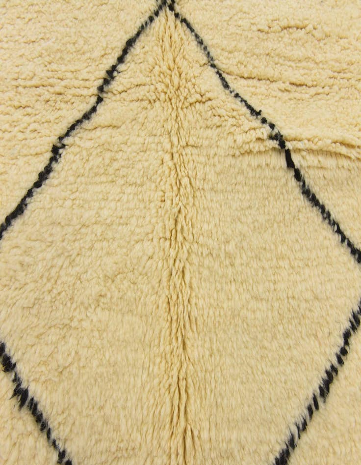 Detail image of  6' 5 x 10' 5  Hand Knotted Moroccan Wool Rug