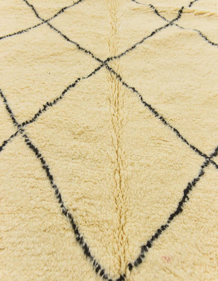 Detail image of  6' 5 x 10' 5  Hand Knotted Moroccan Wool Rug