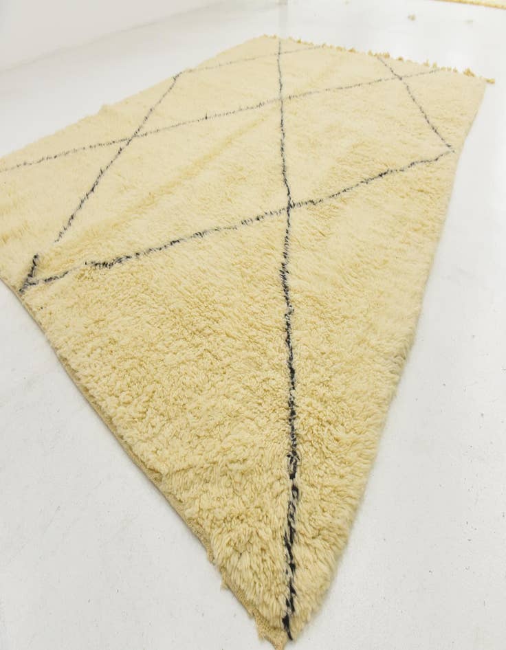 Detail image of  8' 5 x 11' 6  Hand Knotted Moroccan Wool Rug