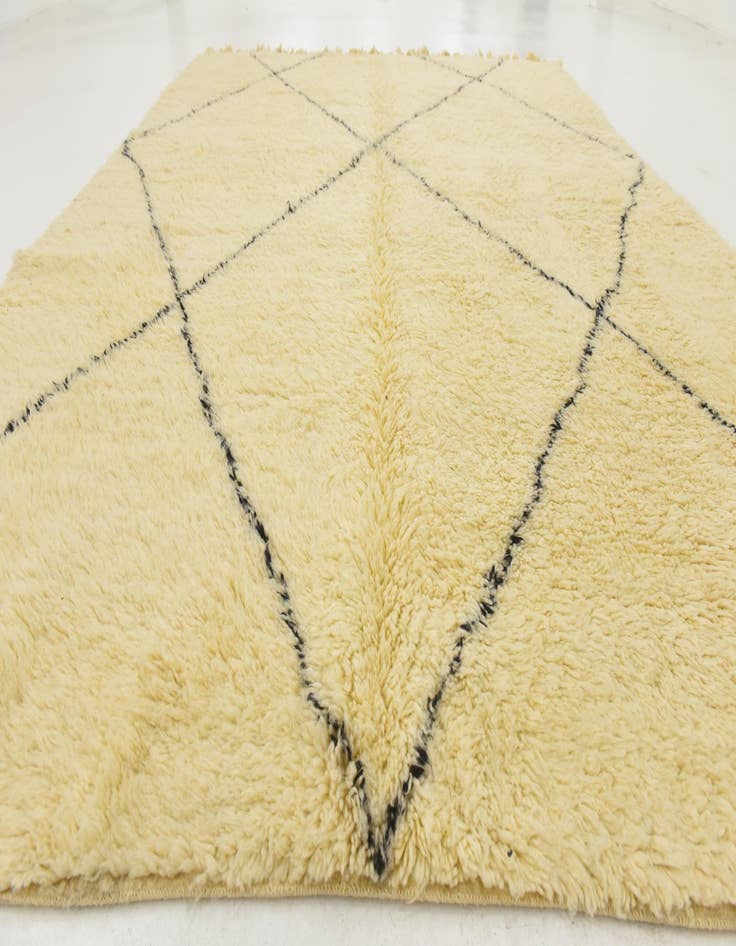 Detail image of  8' 5 x 11' 6  Hand Knotted Moroccan Wool Rug