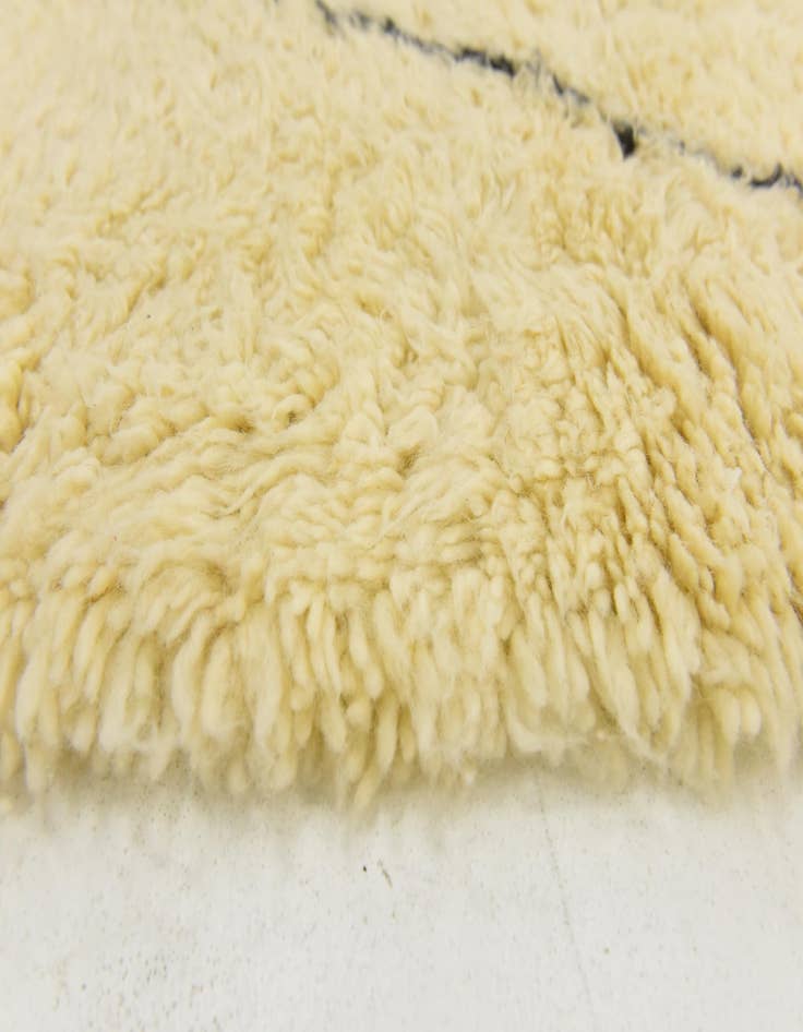 Detail image of  8' 5 x 11' 6  Hand Knotted Moroccan Wool Rug