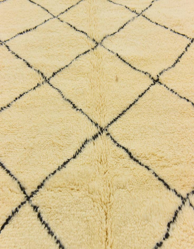 Detail image of  6' 5 x 10' 1  Hand Knotted Moroccan Wool Rug