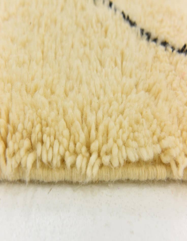 Detail image of  6' 5 x 10' 1  Hand Knotted Moroccan Wool Rug