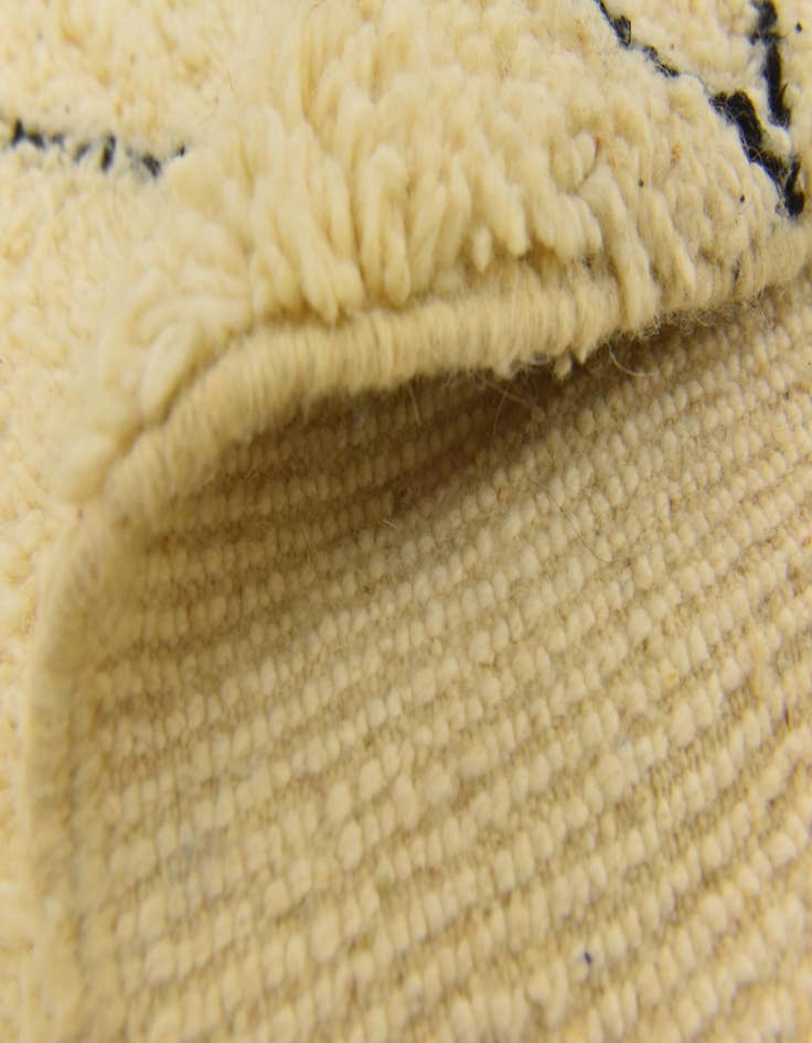 Detail image of  8' 8 x 11' 8  Hand Knotted Moroccan Wool Rug